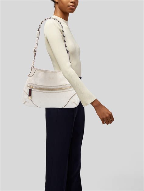 gucci white capri shoulder bag|authentic gucci shoulder.